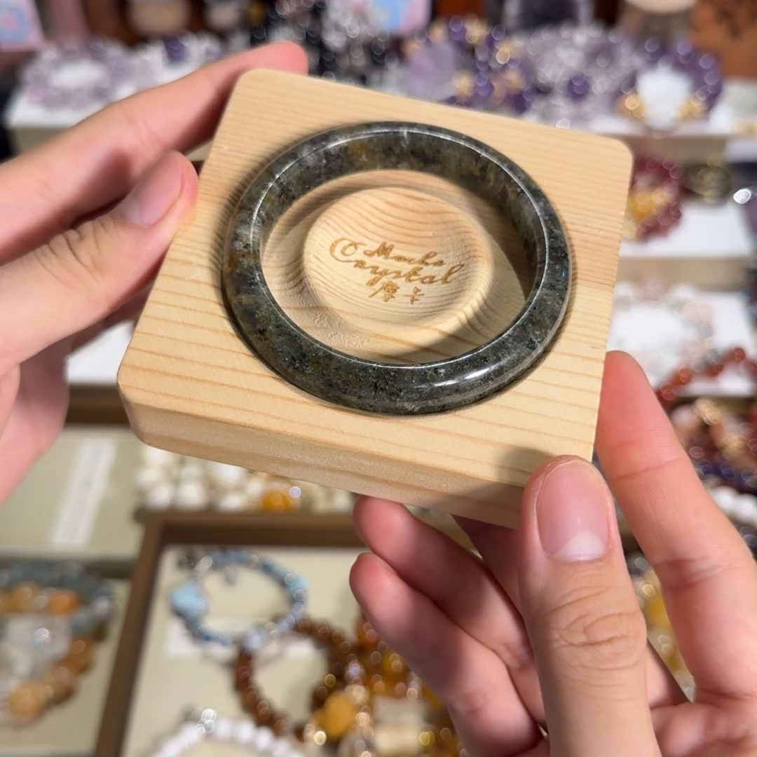 水晶手串未镶嵌福利款绿幽灵水晶手镯58圈口以内小宝拍