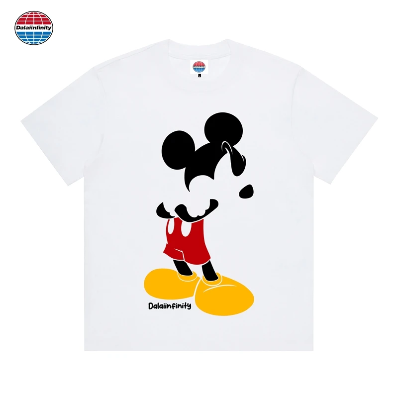 【才才专属】Dalaiinfinity（傲娇米奇）重磅纯棉短袖男女同款t恤发泡