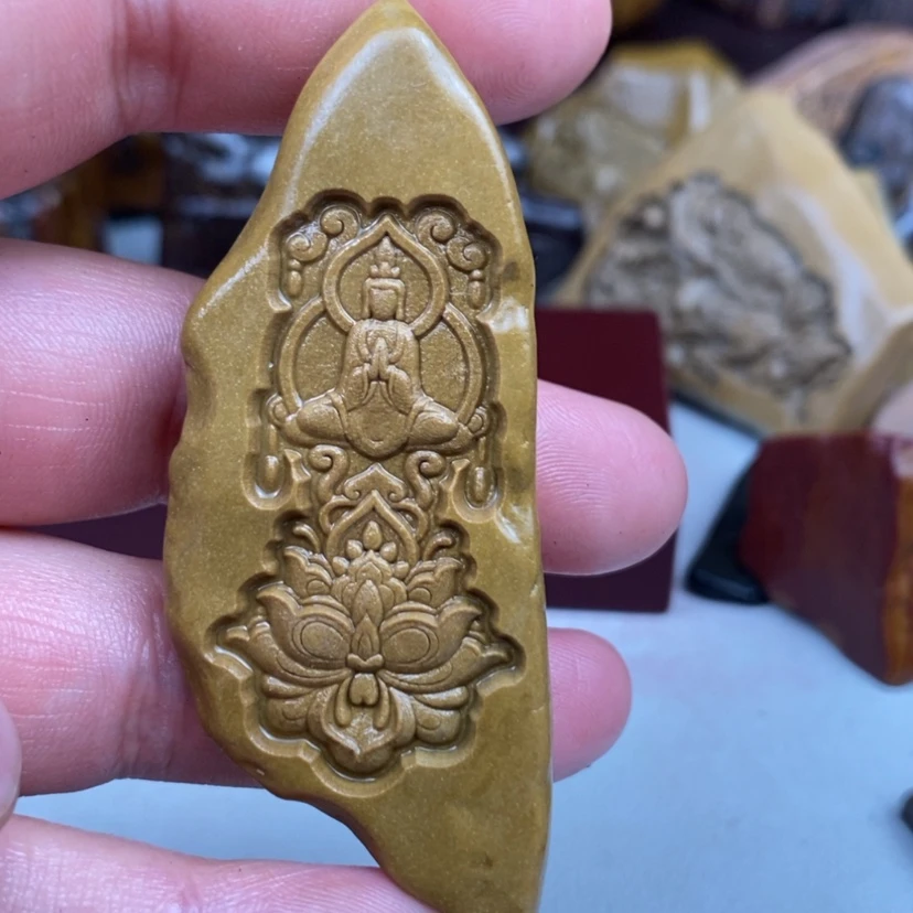 【闪购商品】原石雕刻手把件
