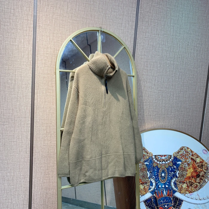 BQ916孕妇棕色毛衣90-150