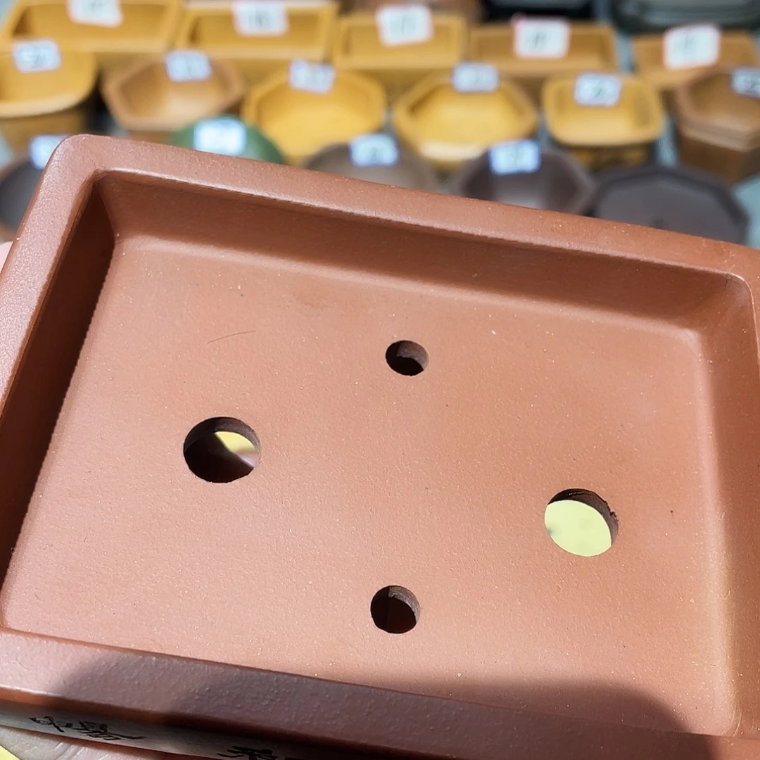 紫砂小盆10.5*7.5*1.5微瑕