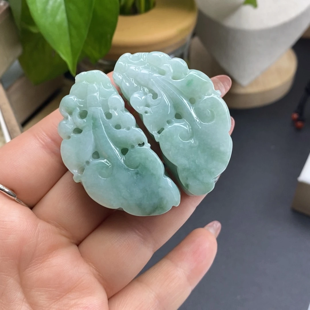 翡翠挂件未镶嵌缅甸天然A货翡翠