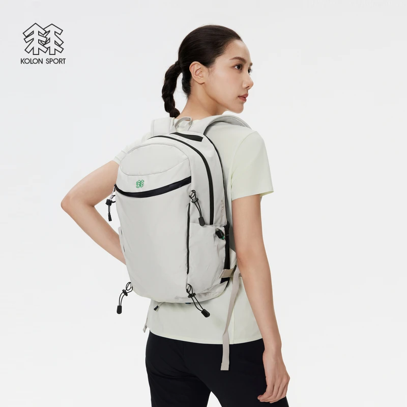 KOLON SPORT可隆背包男女同款DWR涂层户外运动包双肩包赠防雨罩