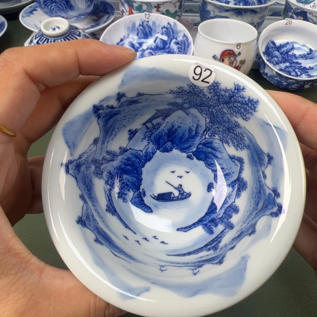 景德镇纯手工纯手绘茶具木木92