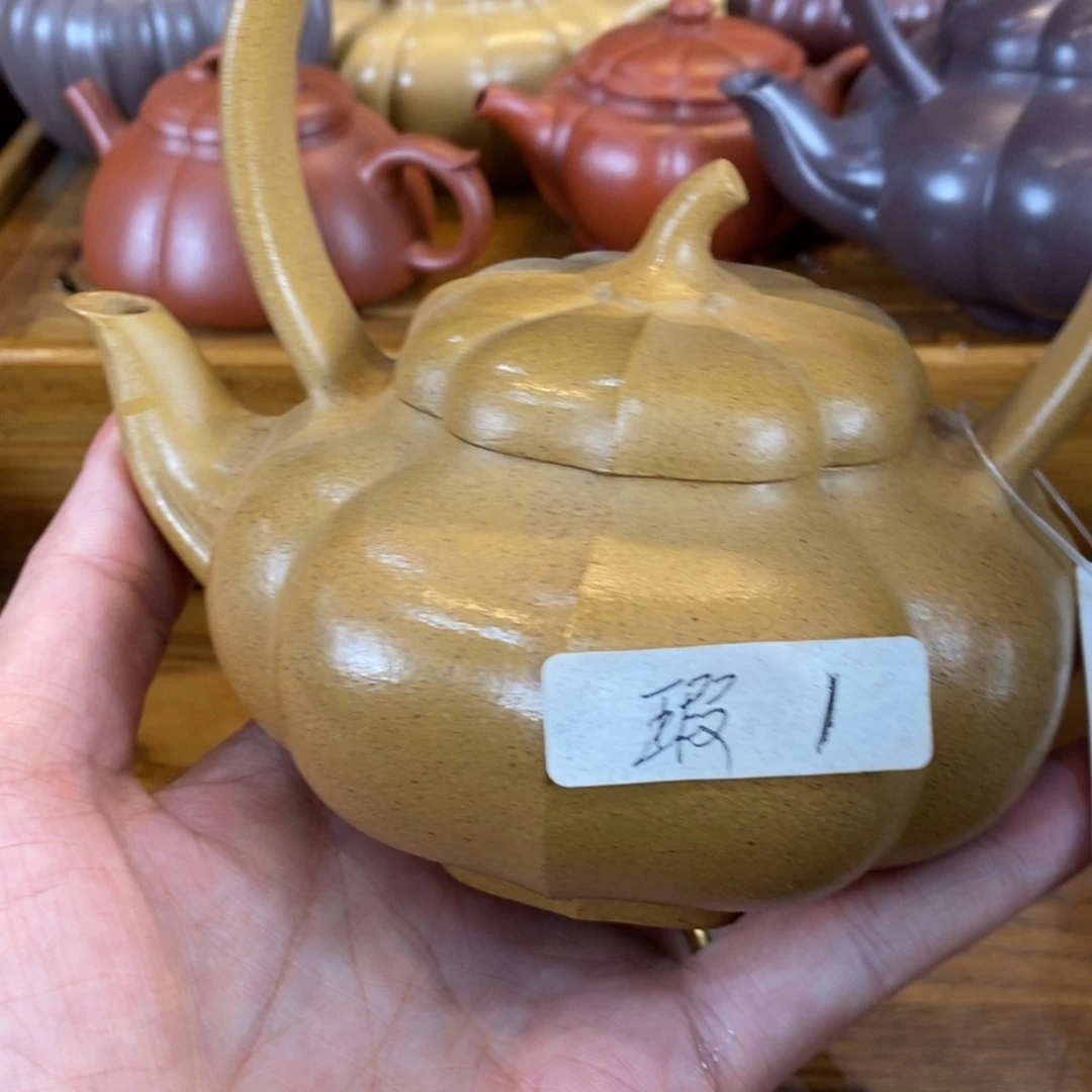 茶壶紫砂原矿泥料手工壶直播间