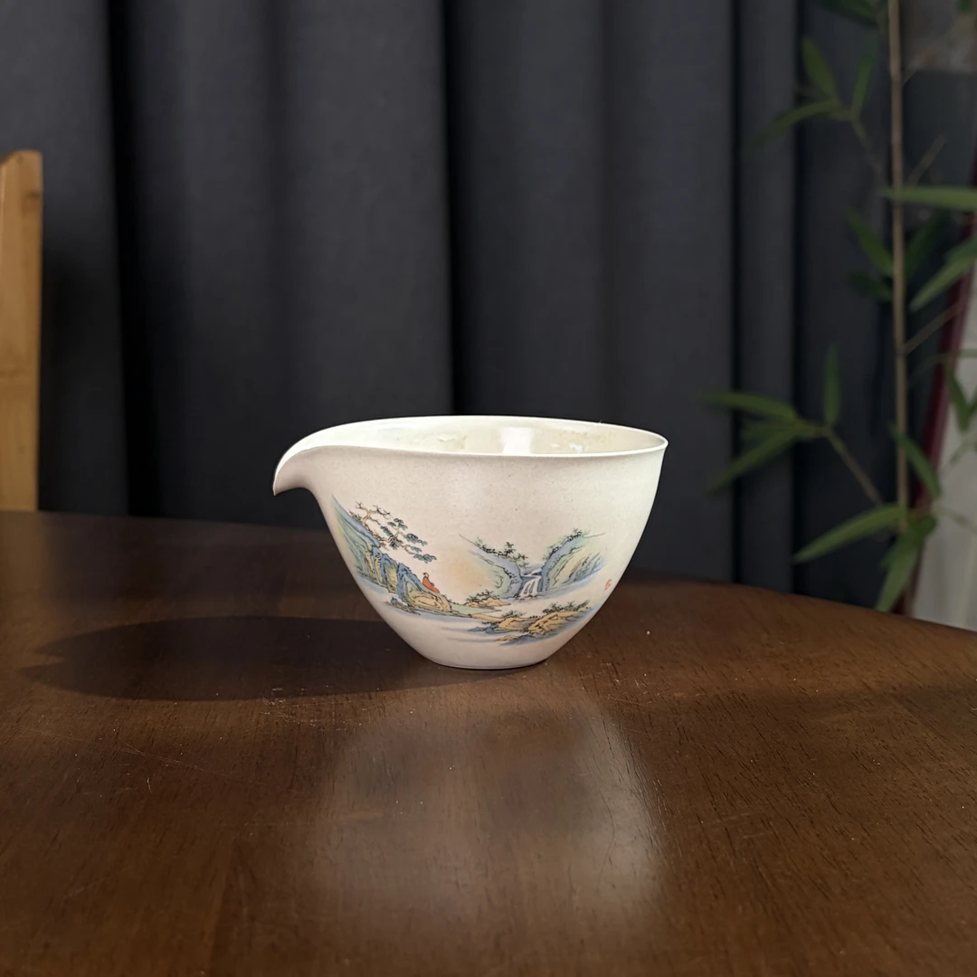 公道杯（矮） 河 150cc 瓷器茶周边