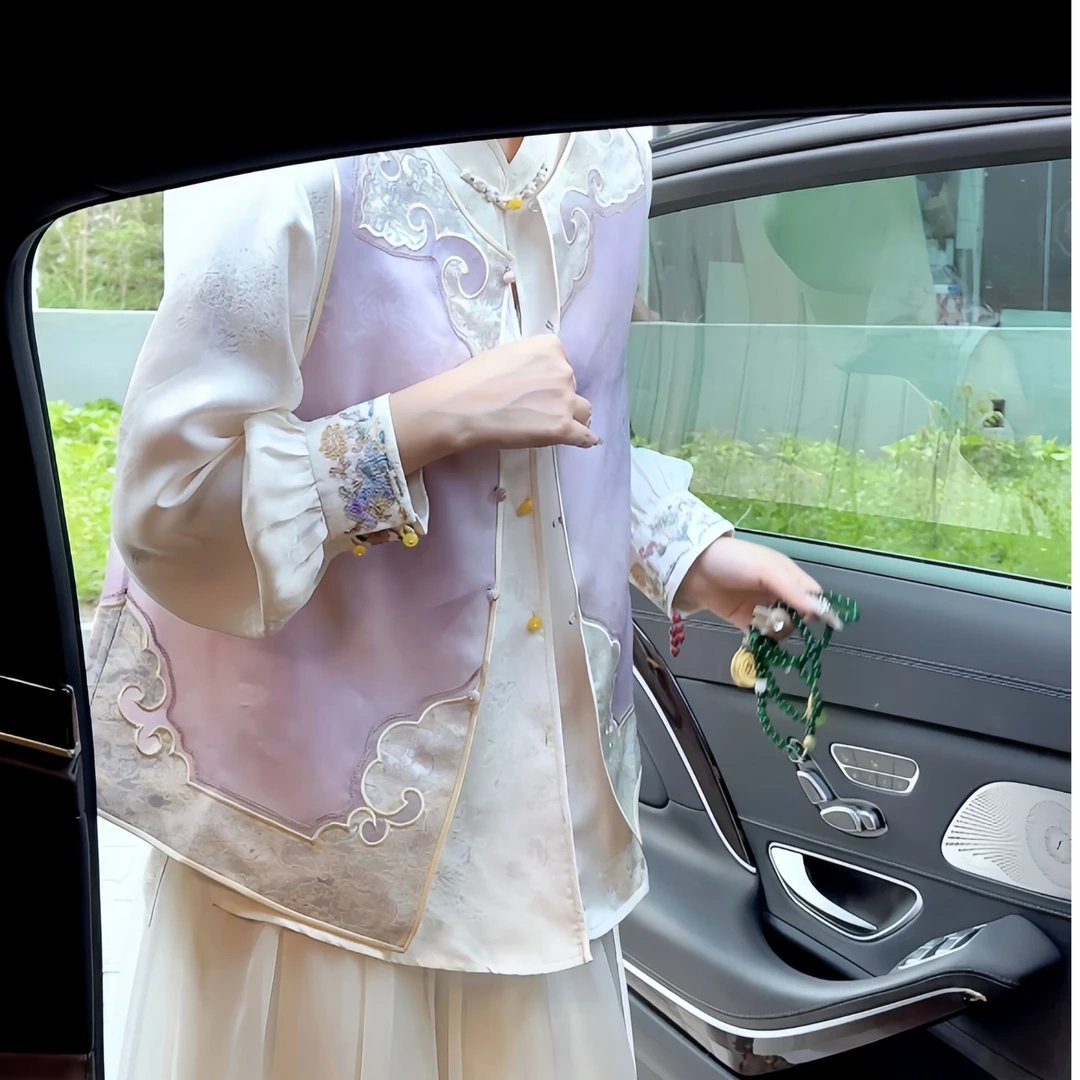 〘芷蘭庭〙新中式国风马甲夏季桑蚕丝欧根纱马夹女
