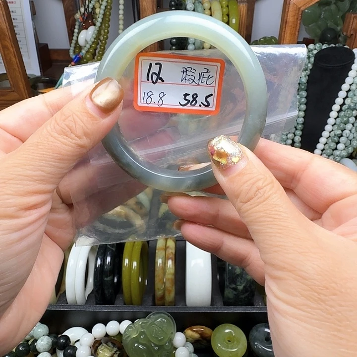 蛇纹石玉合金手镯