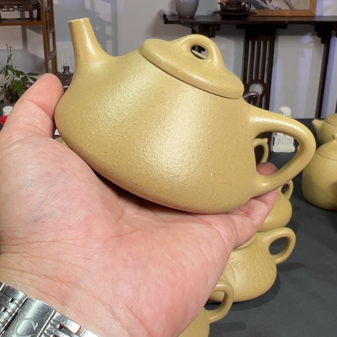 紫砂茶壶梨皮大号子冶