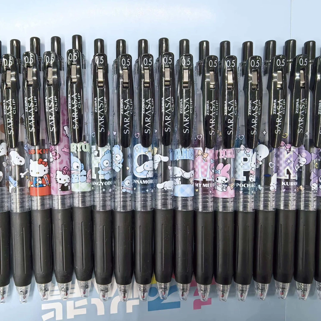 斑马牌日本斑马限定JJ15中性笔三丽鸥新联名多款按动笔0.5mm黑色