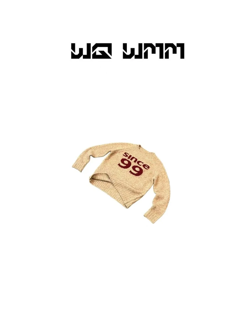 【WQWMM】小众设计秋款时髦精百搭99号腔调感宽松时尚毛衣25A90235
