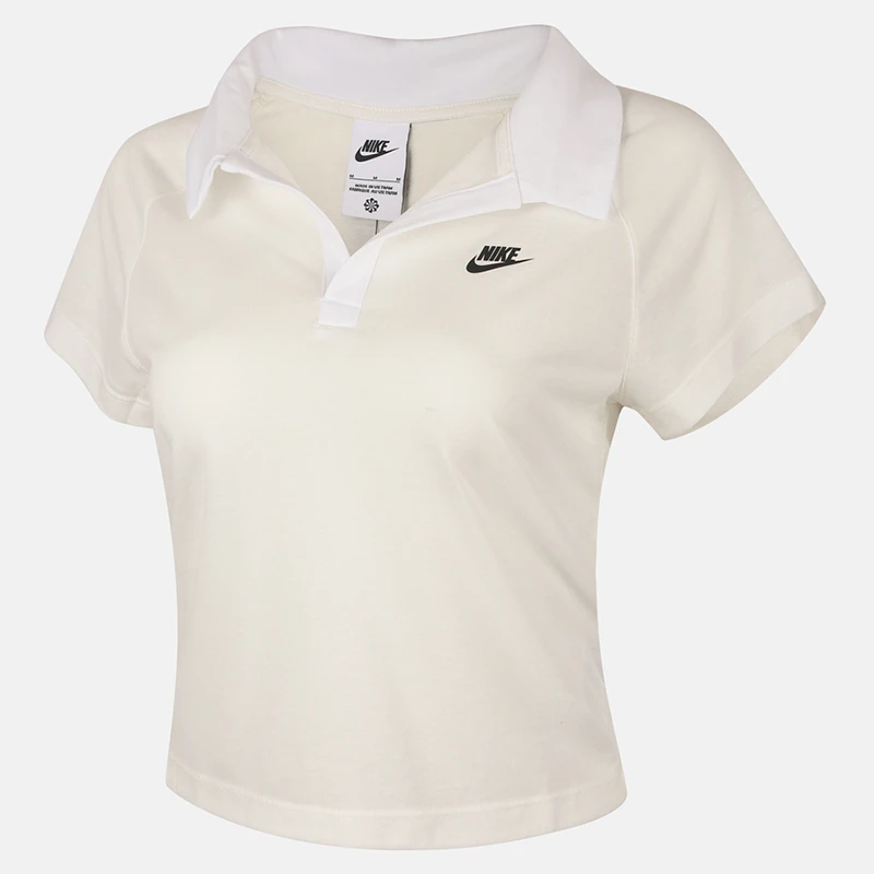 【滔搏联动】NIKE耐克女子时尚休闲针织有领短袖T恤IH8503-133