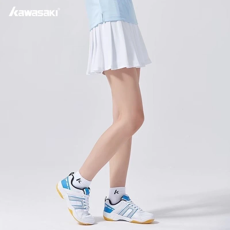 kawasaki/川崎羽毛球裙女款速干针织吸汗透气短裙带内衬运动百褶