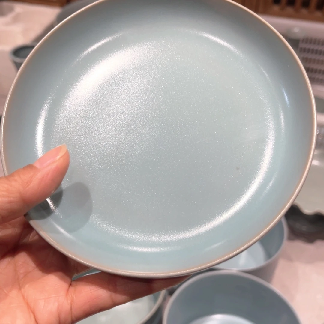 杯子瓷仿古微瑕盘子哈哈哈