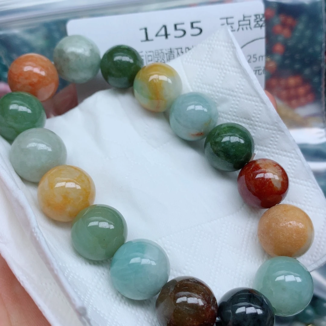 翡翠未镶嵌项链珠批发