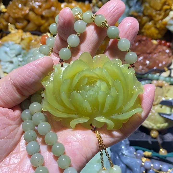 岫玉岫玉吊坠未镶嵌