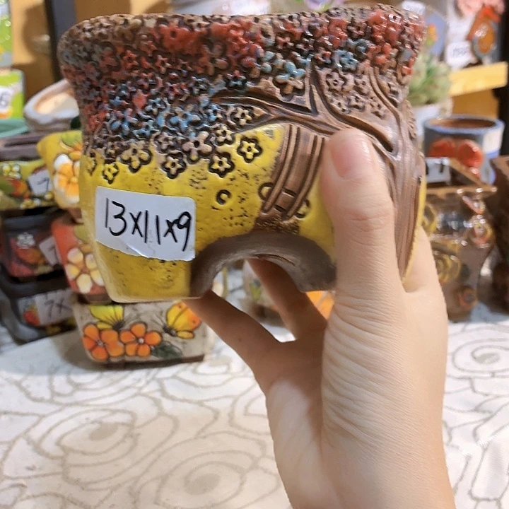 多肉花盆满15包邮