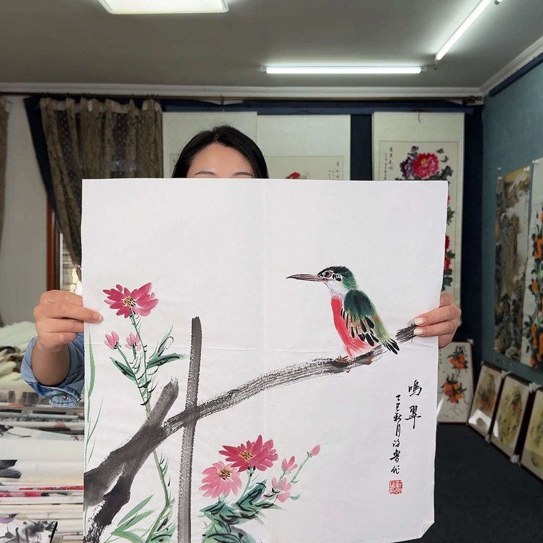 纯手绘国画作品作品