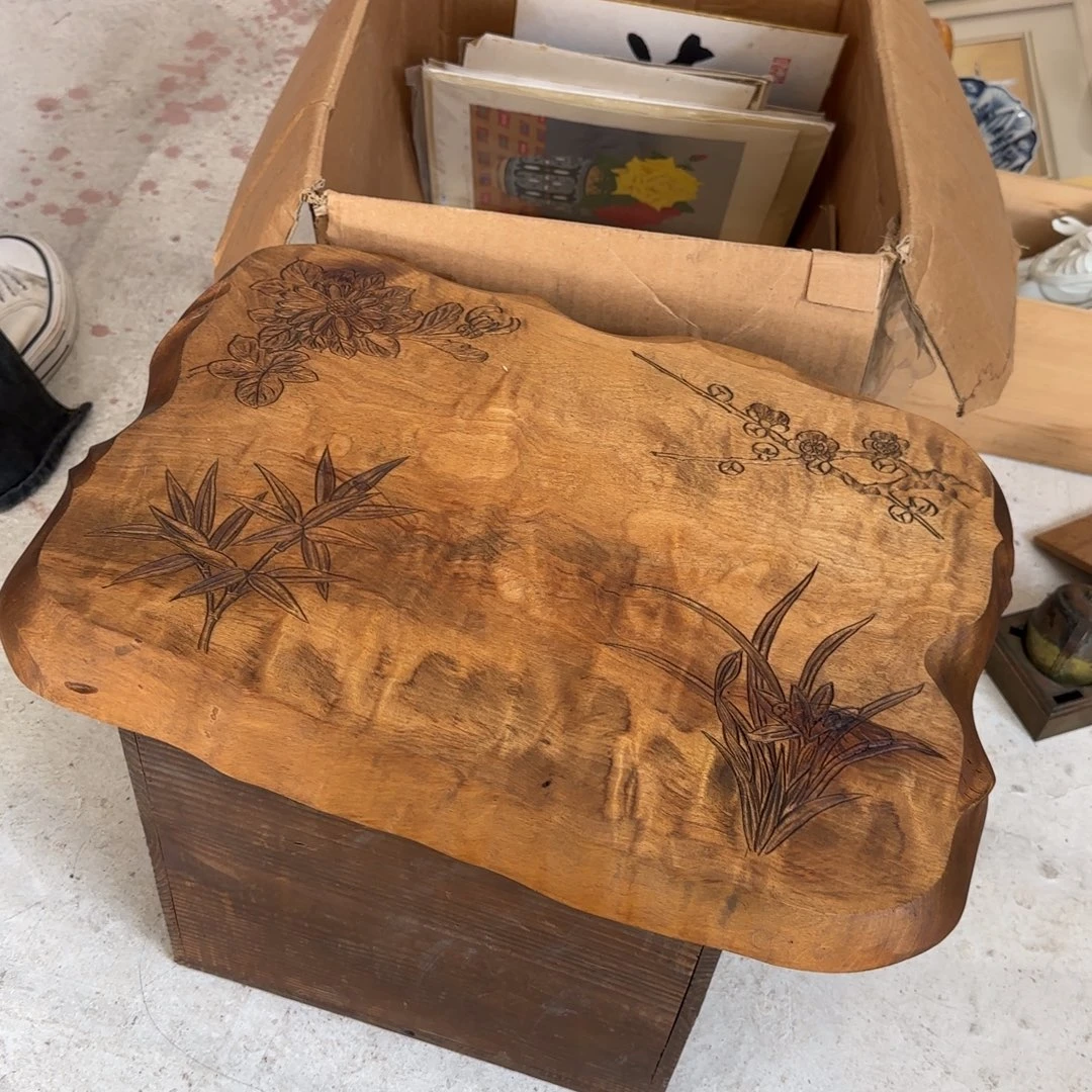 瓷片瓷片中古回流孤品一件木板