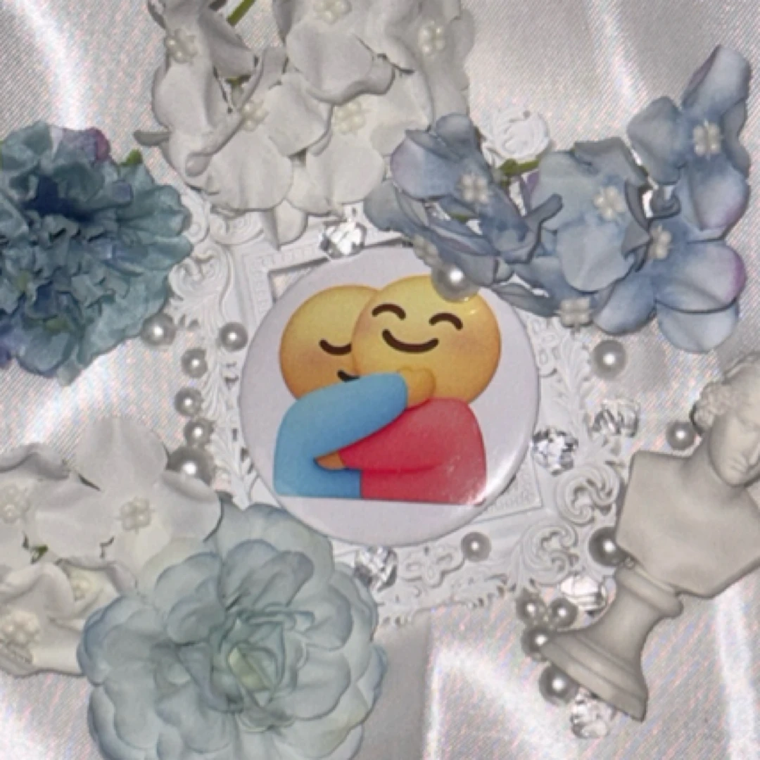 拥抱表情包等抖音小表情吧唧谷子 可爱抽象