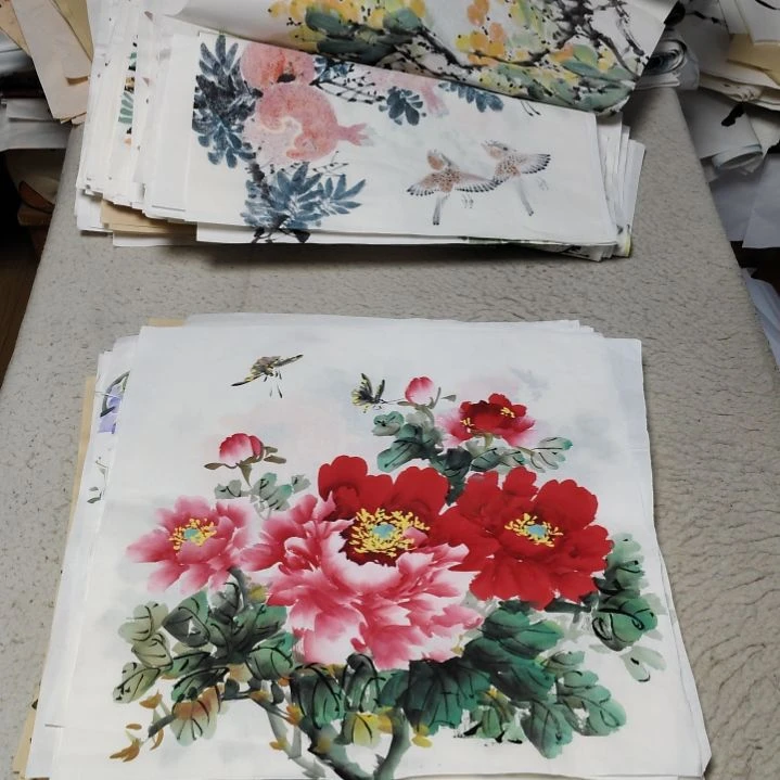 美***美国画国画花鸟花鸟国画