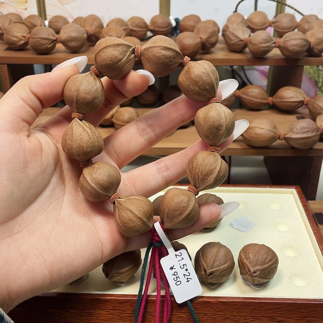 不***夜橄榄核手串/手链21.5*24梅林铁核