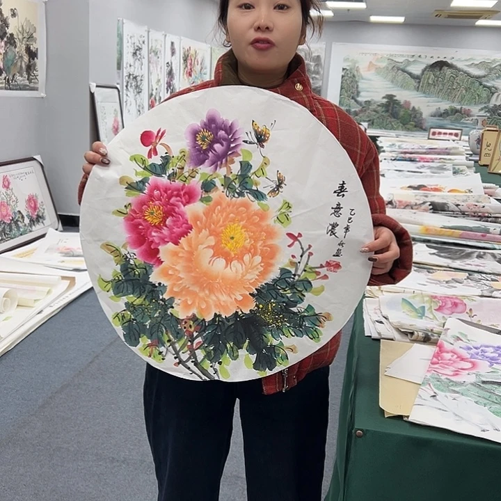 国画手绘国画作品大放漏