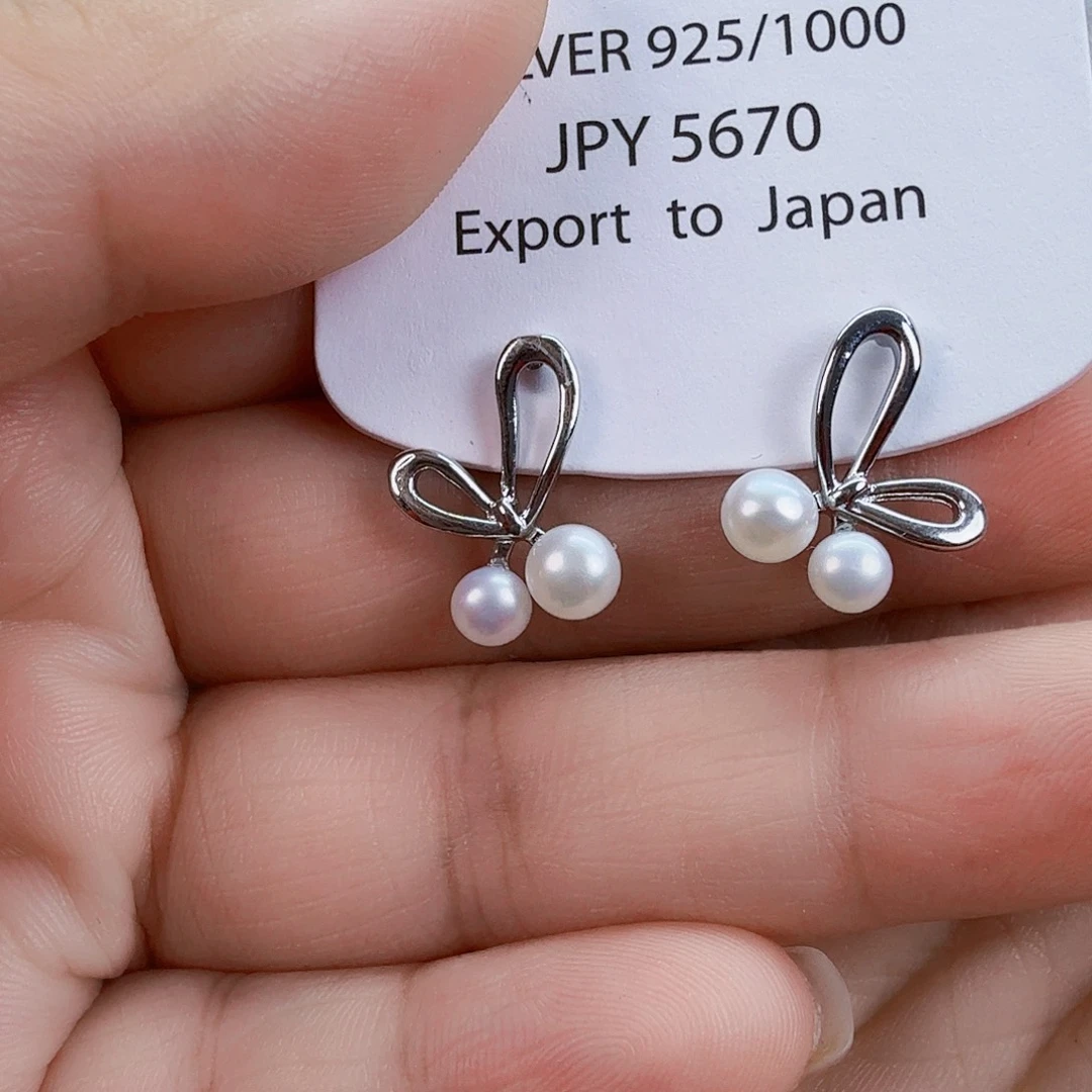 未镶嵌耳饰淡水珍珠