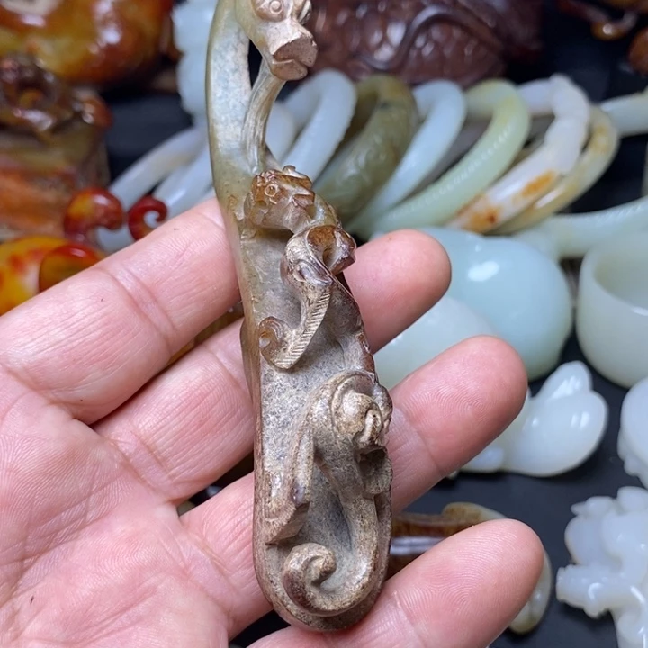 【闪购商品】和田玉挂件未镶嵌祥***7