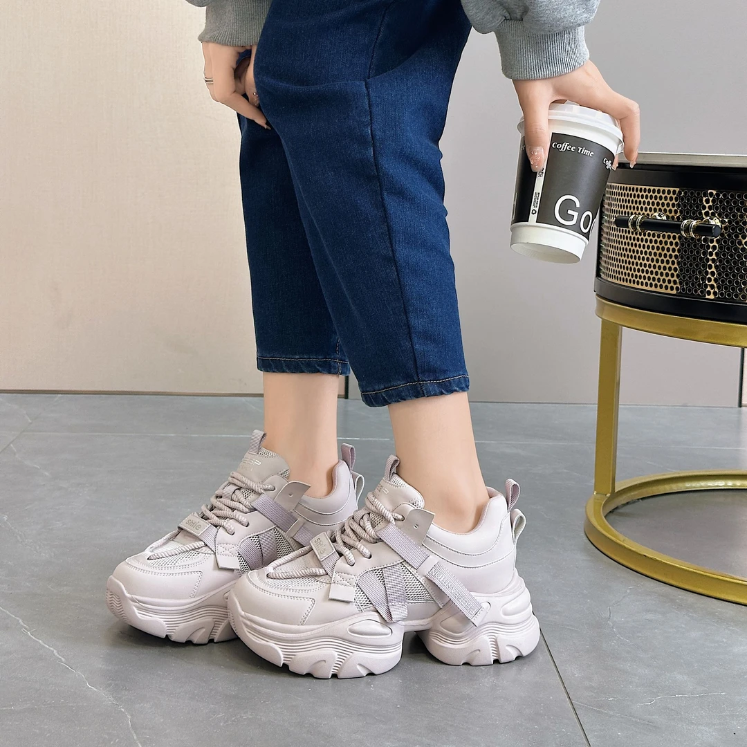 春秋厚底系带时尚校园单鞋