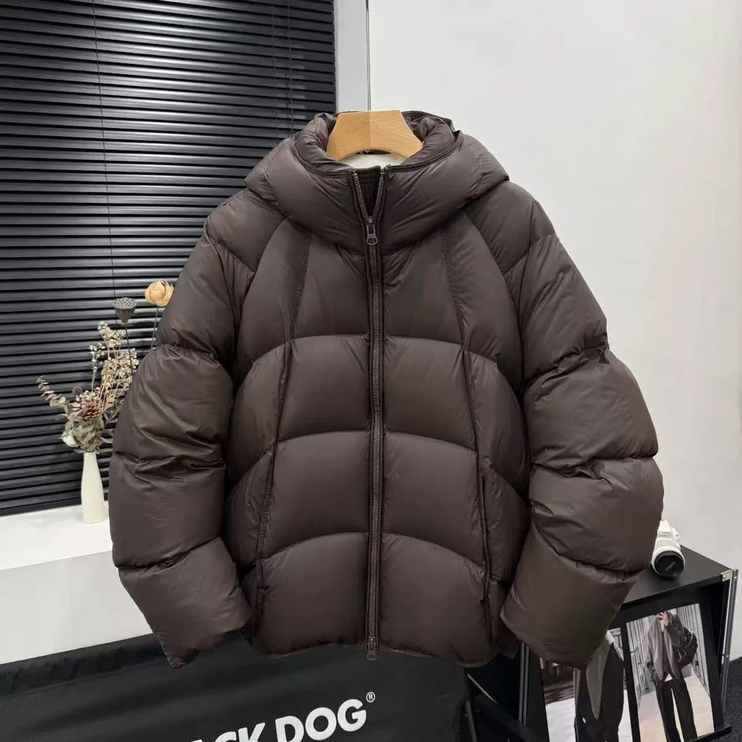 【国标羽绒服】高蓬松泡芙连帽羽绒服加厚外套#2538