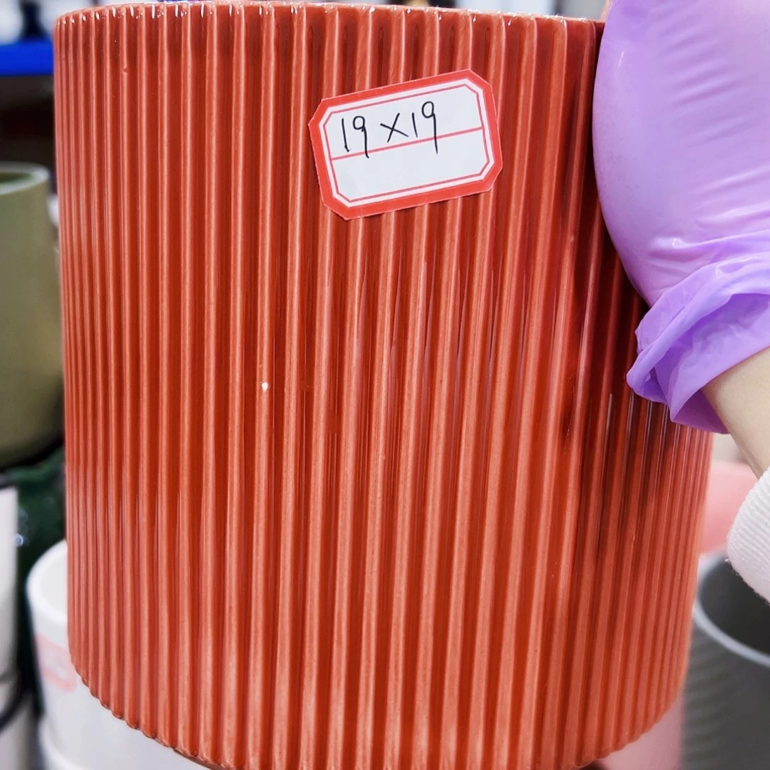 有孔外贸尾单陶瓷花盆凑单18米包邮