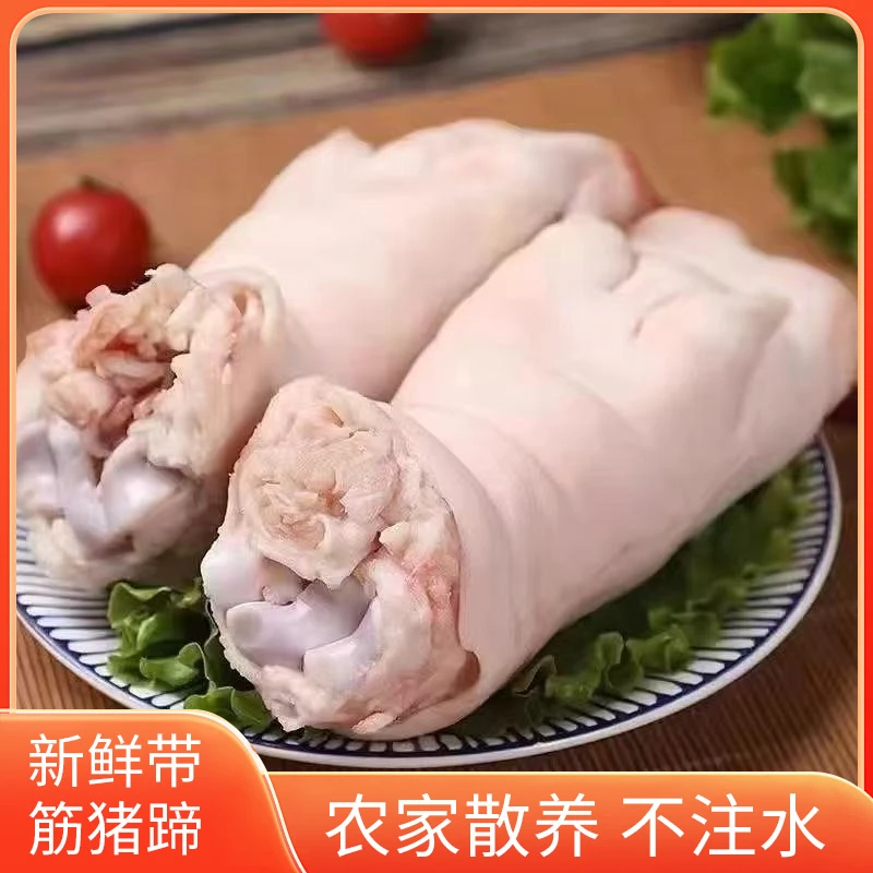 【五斤】农家土猪蹄猪手猪脚前蹄香猪蹄小短蹄新鲜猪蹄顺丰冷链发货