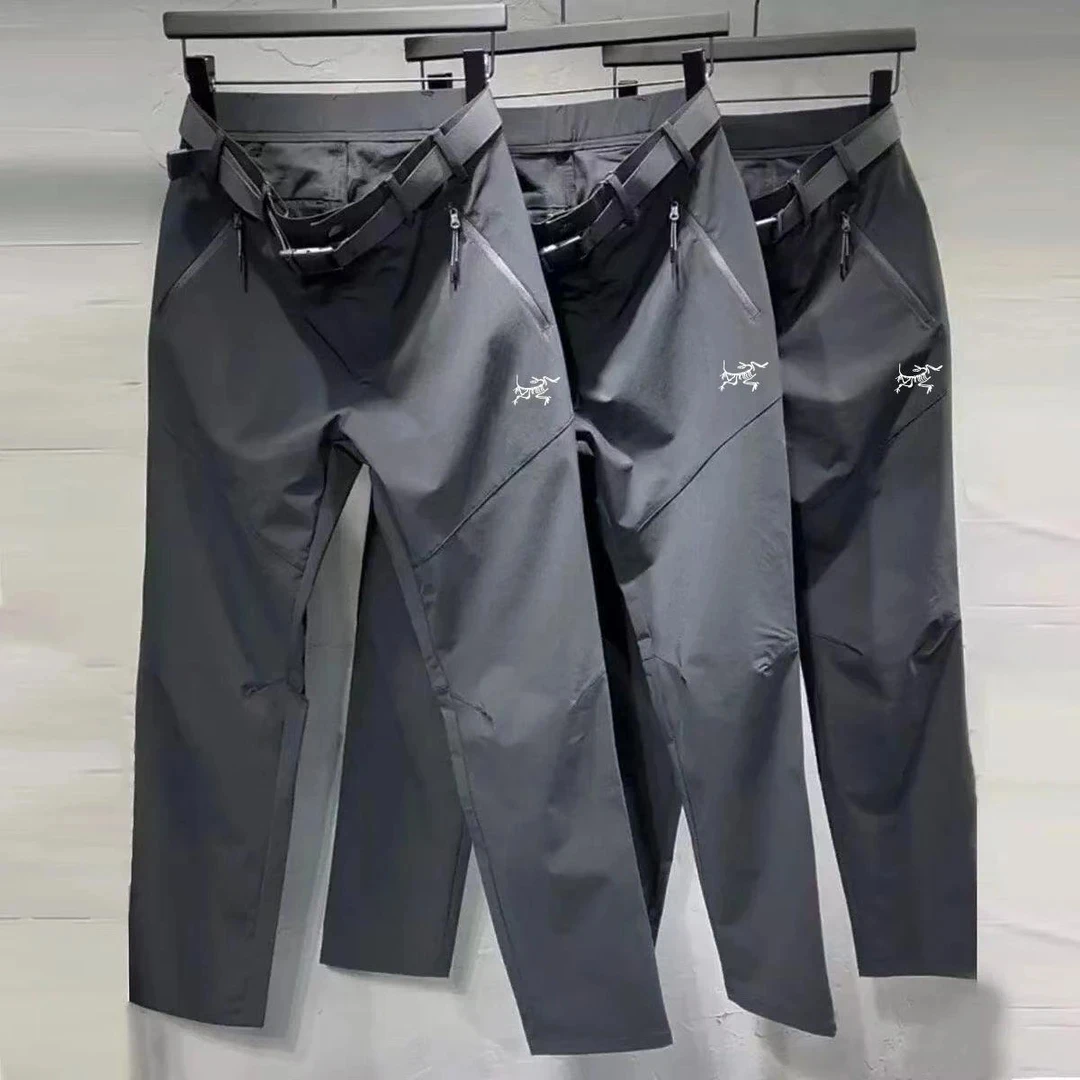【海外撤柜一折清仓】新款户外运动软壳冲锋裤男士休闲速干长裤防水