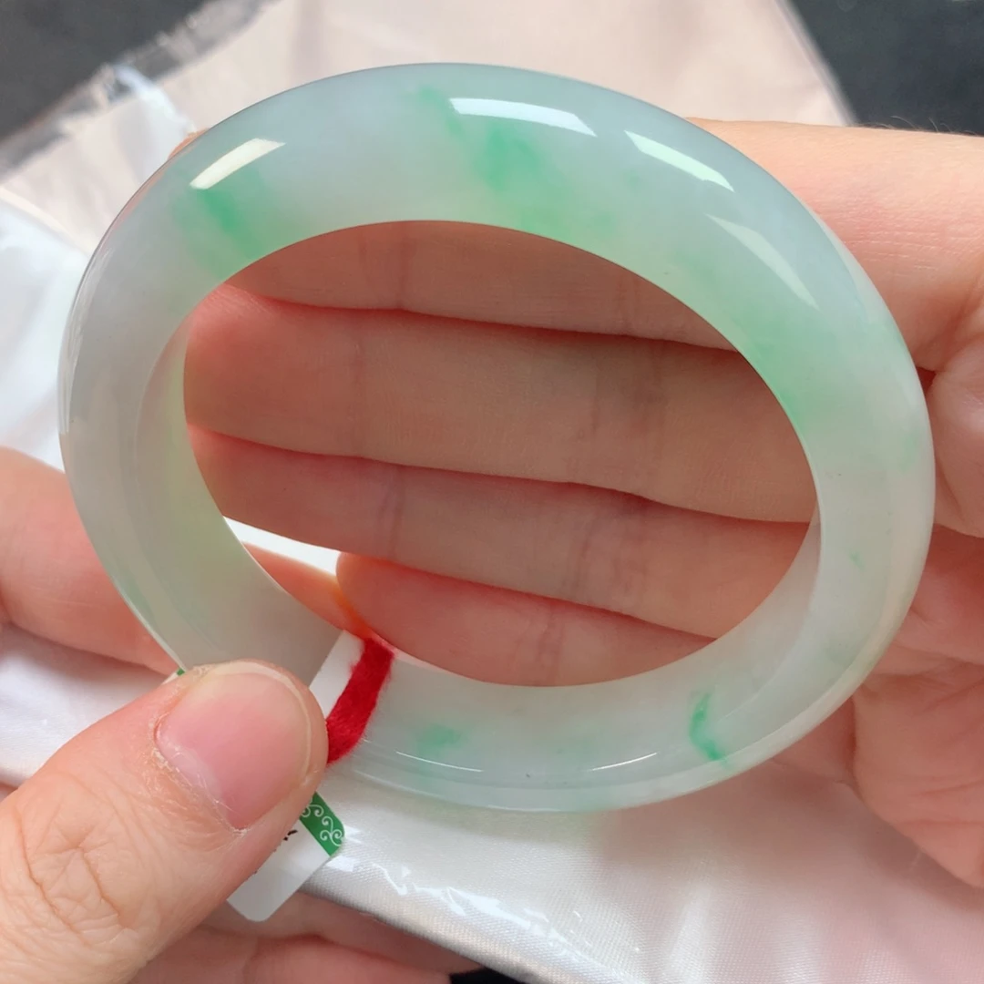 未镶嵌手镯翡翠缅甸天然翡翠手镯5758