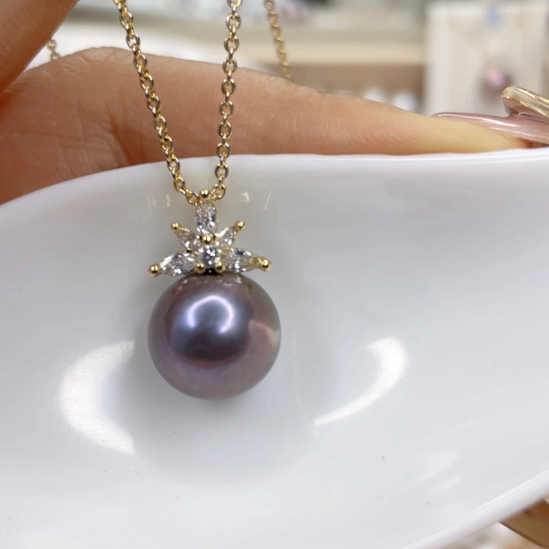 淡水珍珠未镶嵌吊坠(赠链)