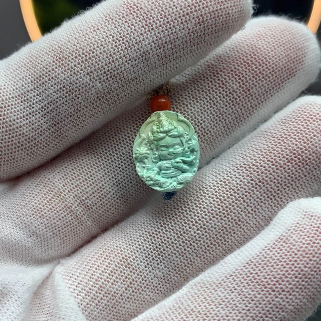 绿松石挂件未镶嵌