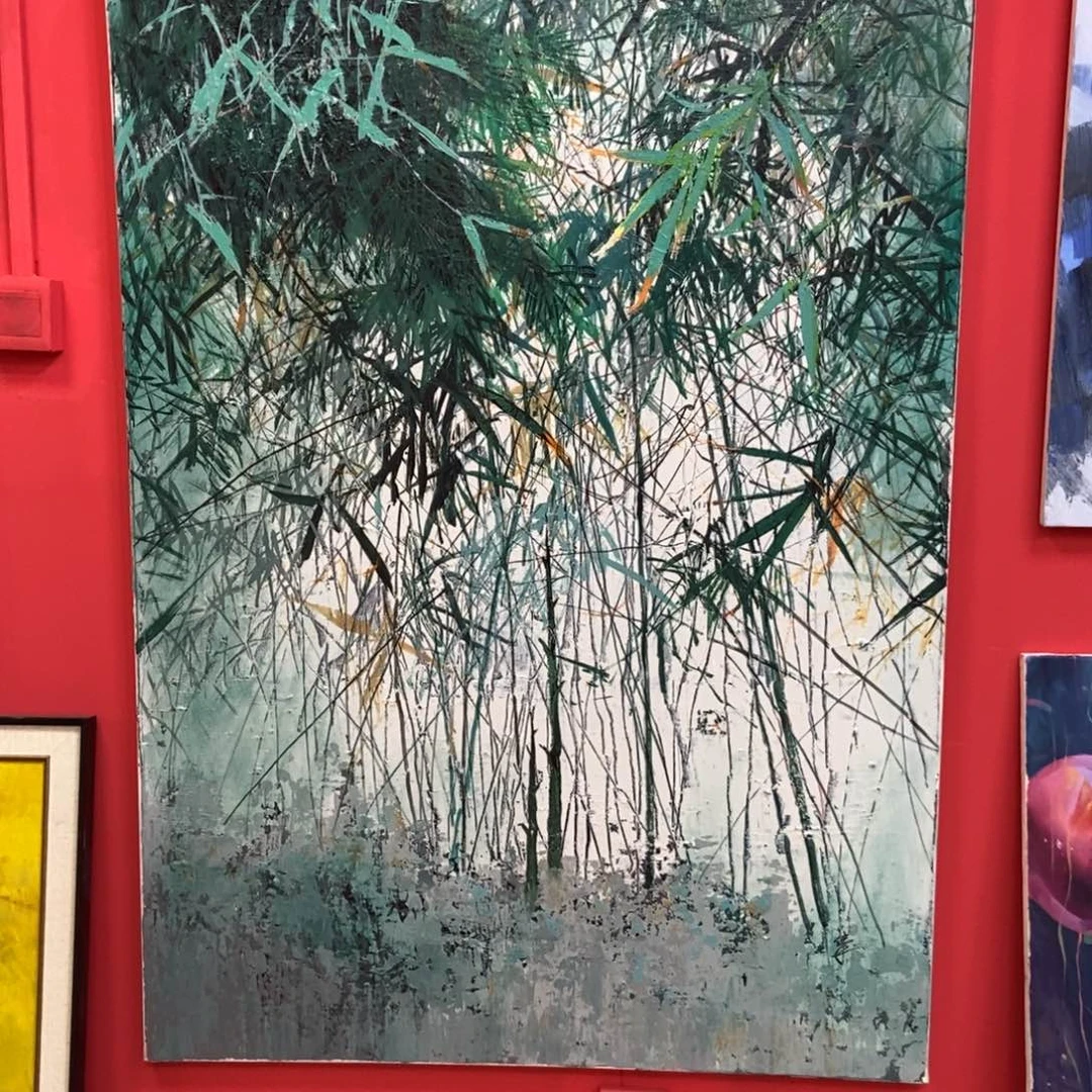 小***陽油画梁伟平老师作品