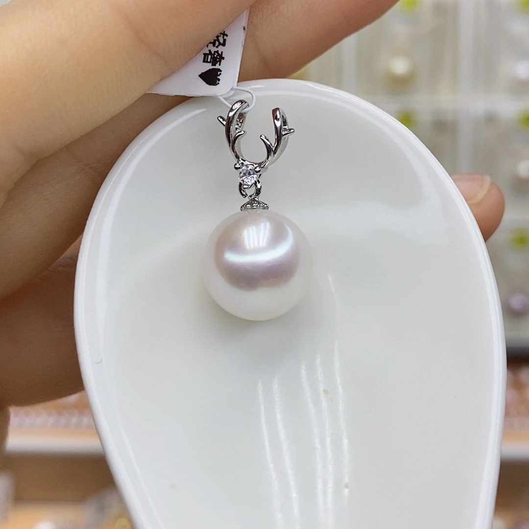 项链合金淡水珍珠