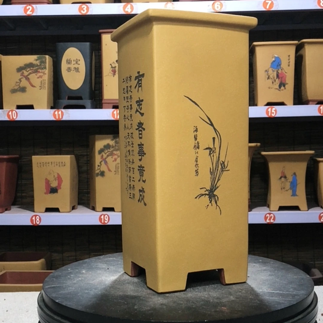 【闪购商品】紫砂花盆包*图手工制作