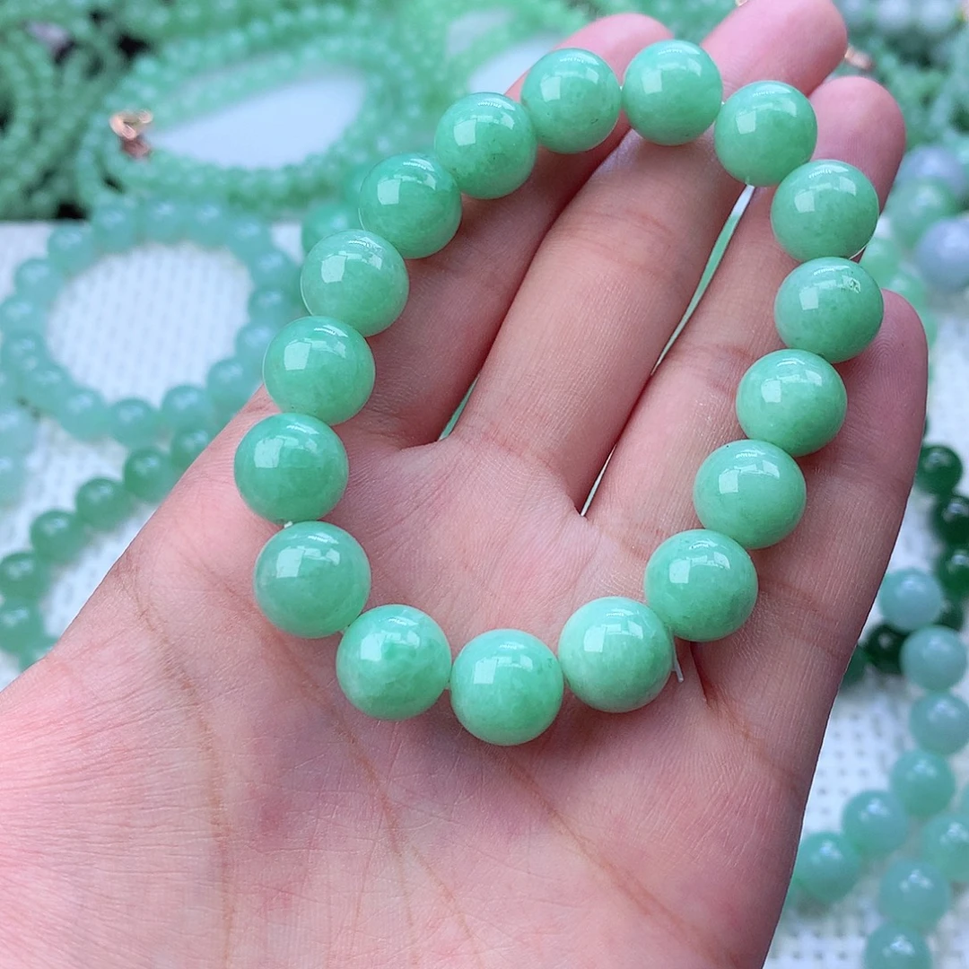 翡翠未镶嵌毛衣链卡11.5