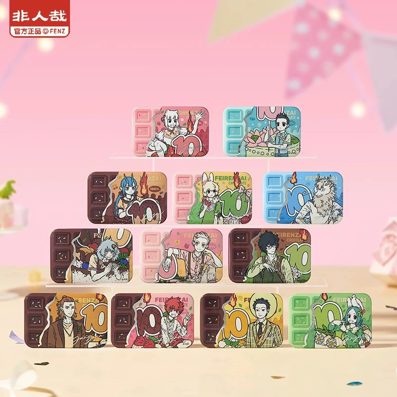 【代拆】正版非人哉十周年原画系列徽章透卡色纸伪拍立得周边盲盒