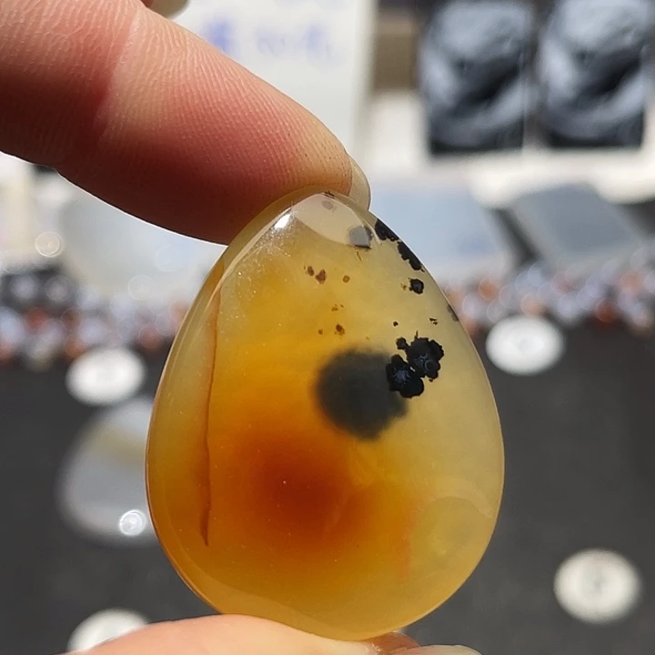 玛瑙/玉髓未镶嵌吊坠(不含链)