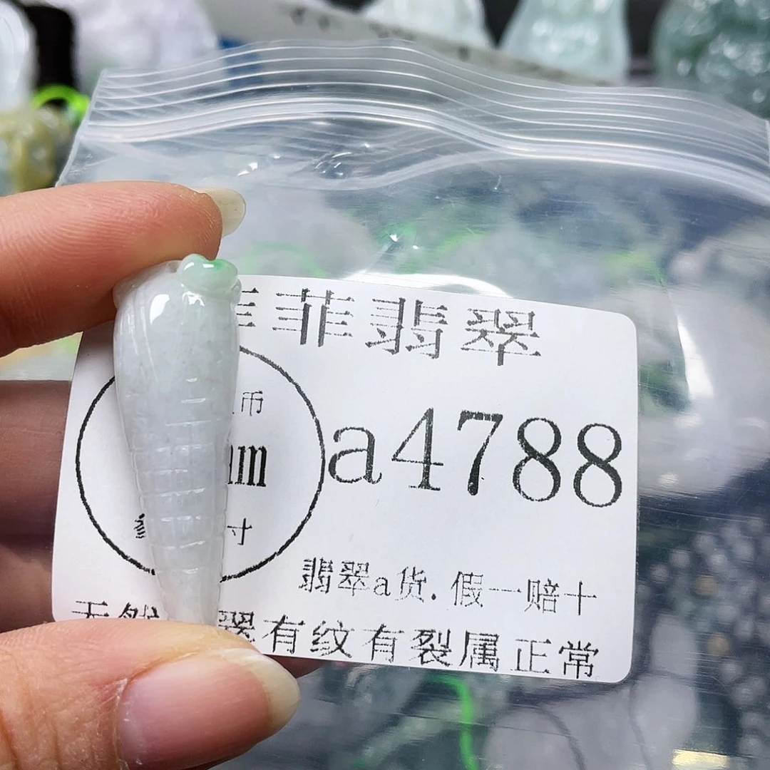 翡翠颈饰未镶嵌哈闪购4788