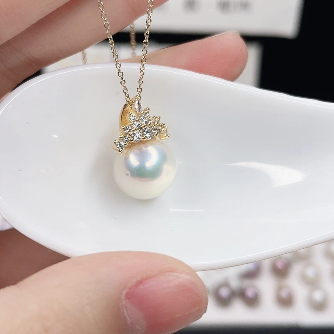 淡水珍珠吊坠(赠链)合金