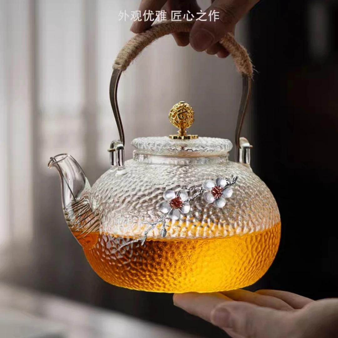 耐热玻璃茶壶电陶炉烧水茶壶茶壶家用提梁泡茶壶高温功夫煮茶器