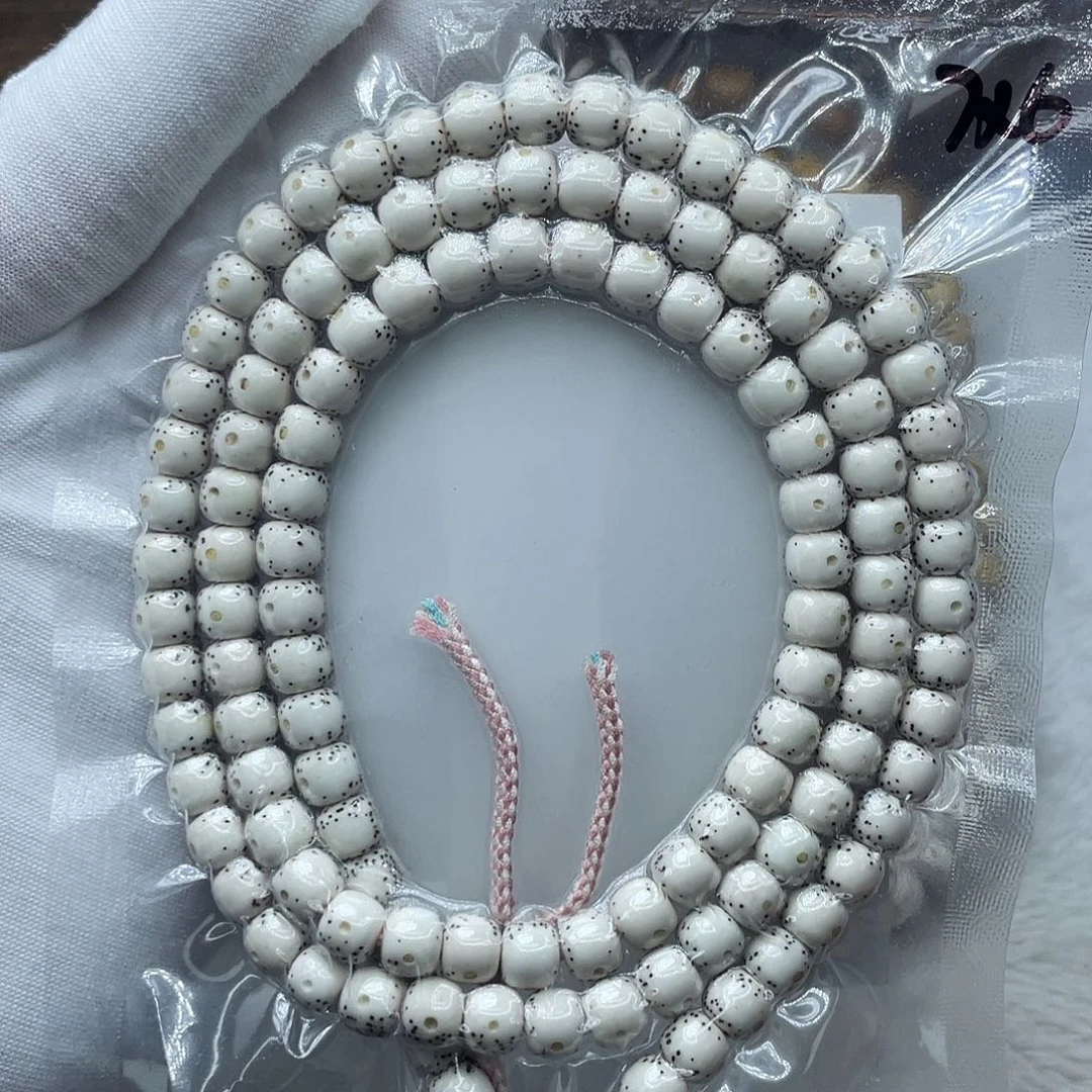 手串星月菩提原生态7✖️6通体留白108长串