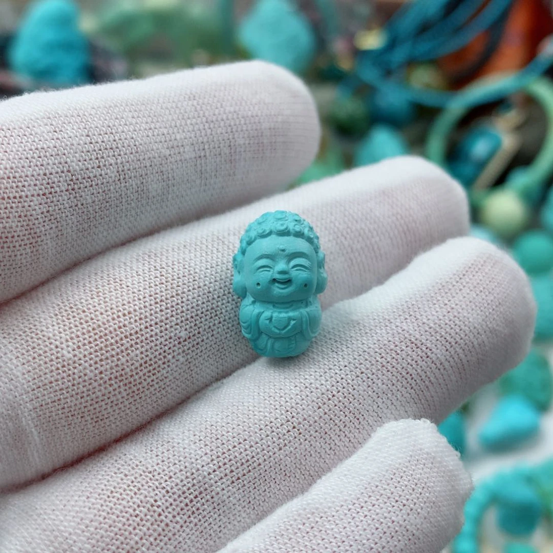 绿松石珠宝奇石未镶嵌