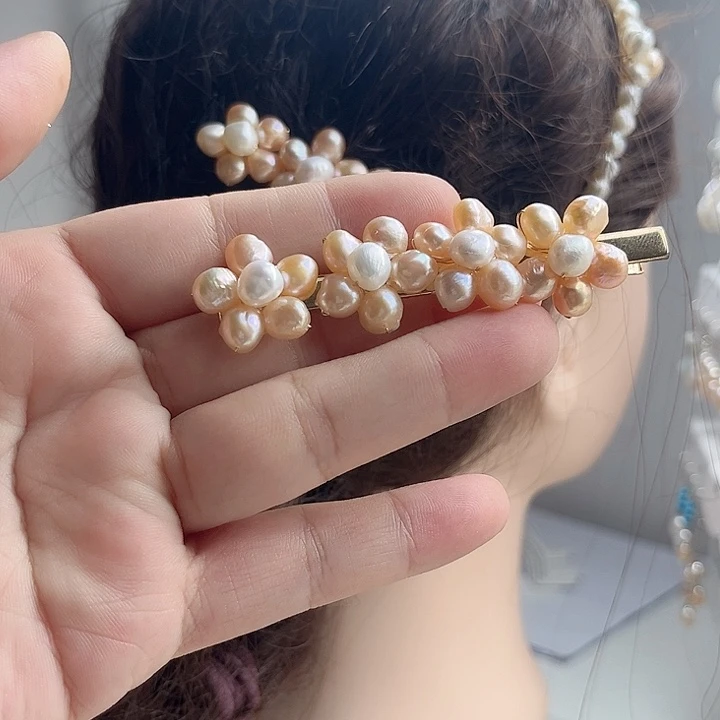 未镶嵌淡水珍珠发饰