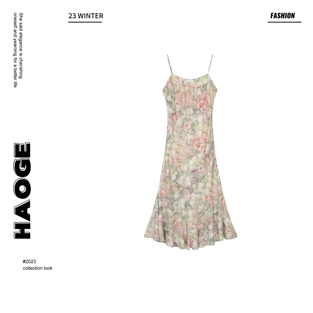 西恩严选●莫奈花园JJC4LYQ1118连衣裙预